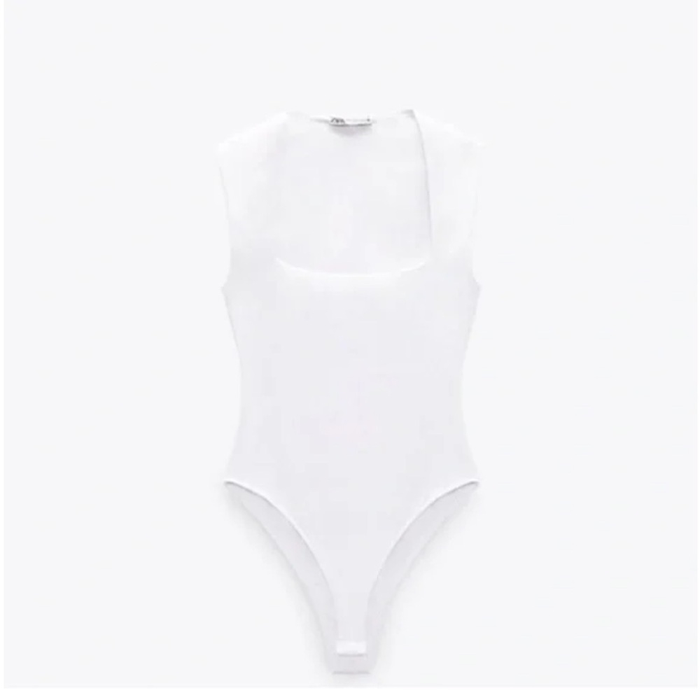 White Zara Bodysuit
